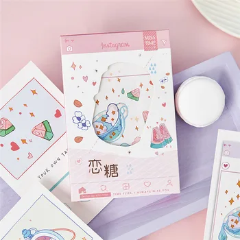 

30 Sheets/Set Creative Love Sugar Postcard DIY Hand Painted Sweet Fruit Greeting Cards Birthday Letter Gift Card