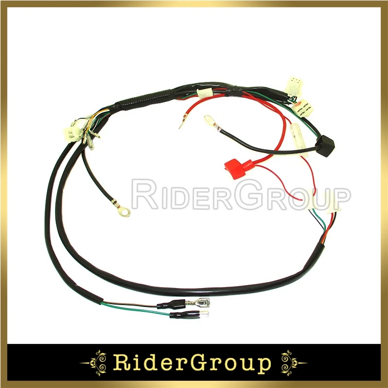 Жгут проводов ткацкий станок для китайского производства 50cc 70cc 90cc 110cc 125cc 140cc 150cc электрический запуск двигателя питбайк