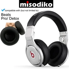 Misodiko сменные амбушюры Подушка Комплект-для Beats Dr. Dre Pro/Детокс над ухом проводной, запчасти для ремонта наушников амбушюры