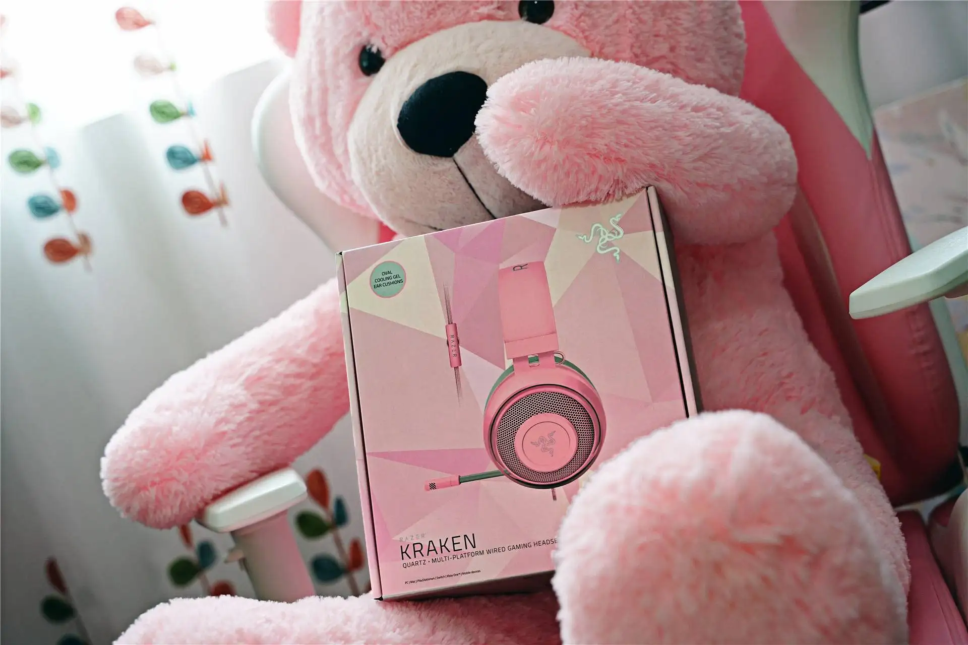 Authentic Razer Kraken Pink Quartz Cat 