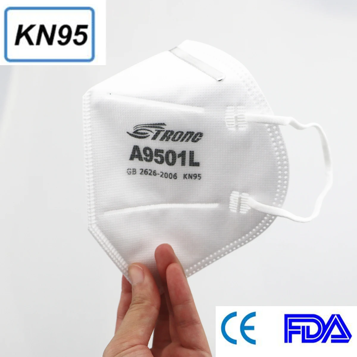 

KN95 20 pcs Dust proof Anti-fog And Breathable Face Masks 95% Filtration N95 Cotton Muffle FFP2 CE certification N95 mask