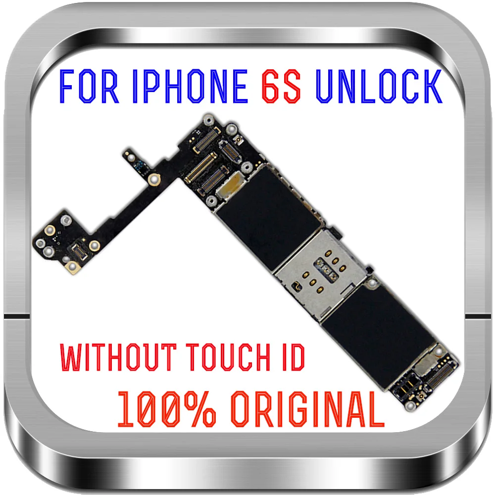 Оригинальные разблокированные Материнские платы icloud для iPhone 6S с чипами 16 Гб/32 ГБ/64 ГБ