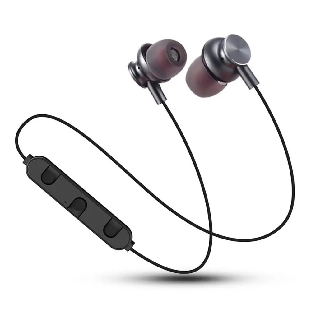 EPULA Universal Portable Bluetooth Wireless BT Sweatproof Headphones Sports Fitness with Microphone Headset for iPhone Samsung |