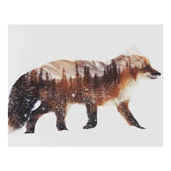 

Frame Wolf DIY Painting By Numbers Kit Picture By Numbers Wall Art Animals Handpainted Oil Painting For Home Decors