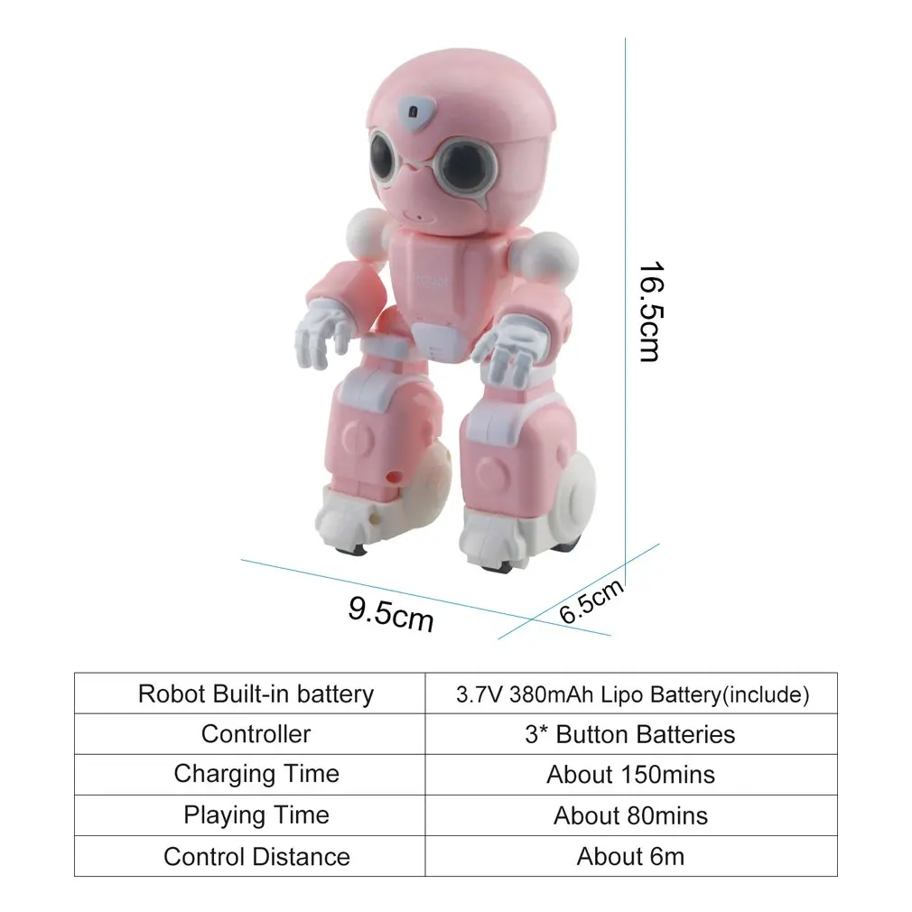 1802 умные радиоуправляемые роботы игрушки с инфракрасным управлением, поющие танцевальные голосовые сообщения, записывающие истории, Игрушки Роботы для детей, подарки