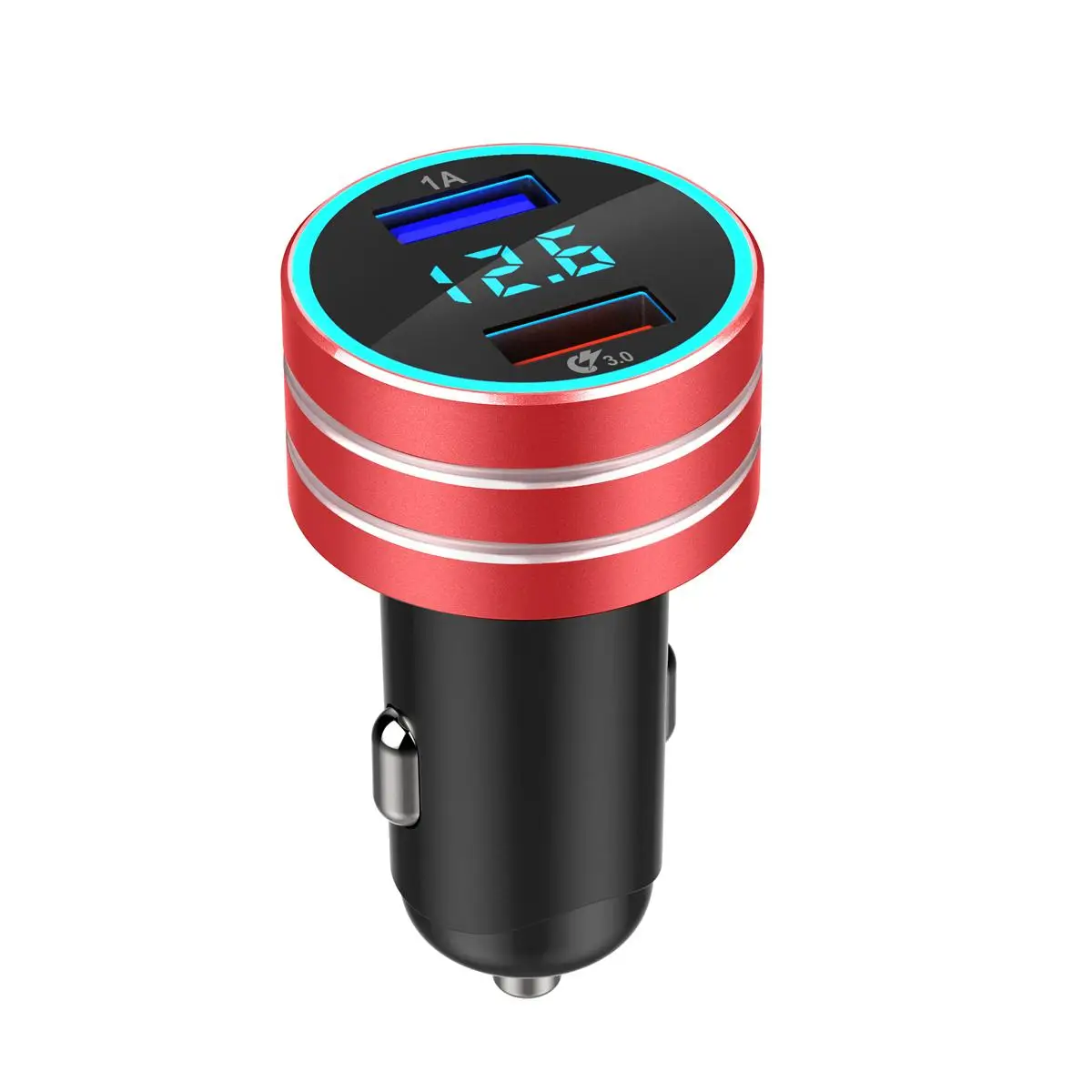 Быстрая зарядка 3,0 автомобильный bluetooth fm-передатчик с двумя usb-портами автомобильное зарядное устройство fm-модулятор MP3-плеер Автомобильная Зажигалка Handfree для iPhone - Название цвета: POA6131409