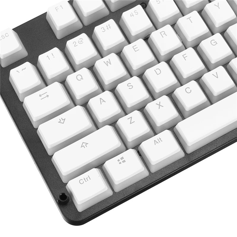 108 ключей Keycap набор PBT OEM профиль белый Pudding ransplucent Keycaps для механической игровой