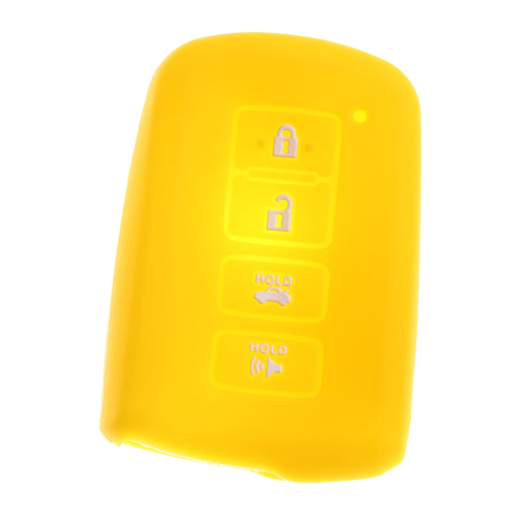 

Car Key Shell Fob Case Cover for Toyota RAV-4 Camry Corolla Yellow