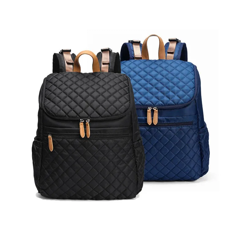 

Mummy Bag New Pure Cotton Waterproof Nylon Multifunctional Large Capacity Backpack Lightweight Portable Diaper Bag