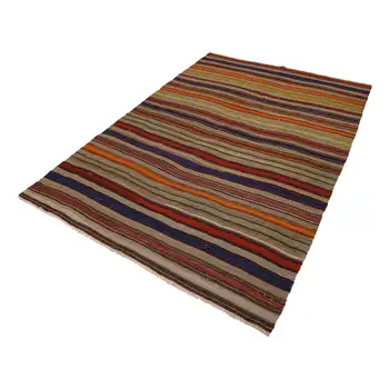 

163x252 Cm Multicolor Handmade Oriental Rug Rug-5x8 Ft