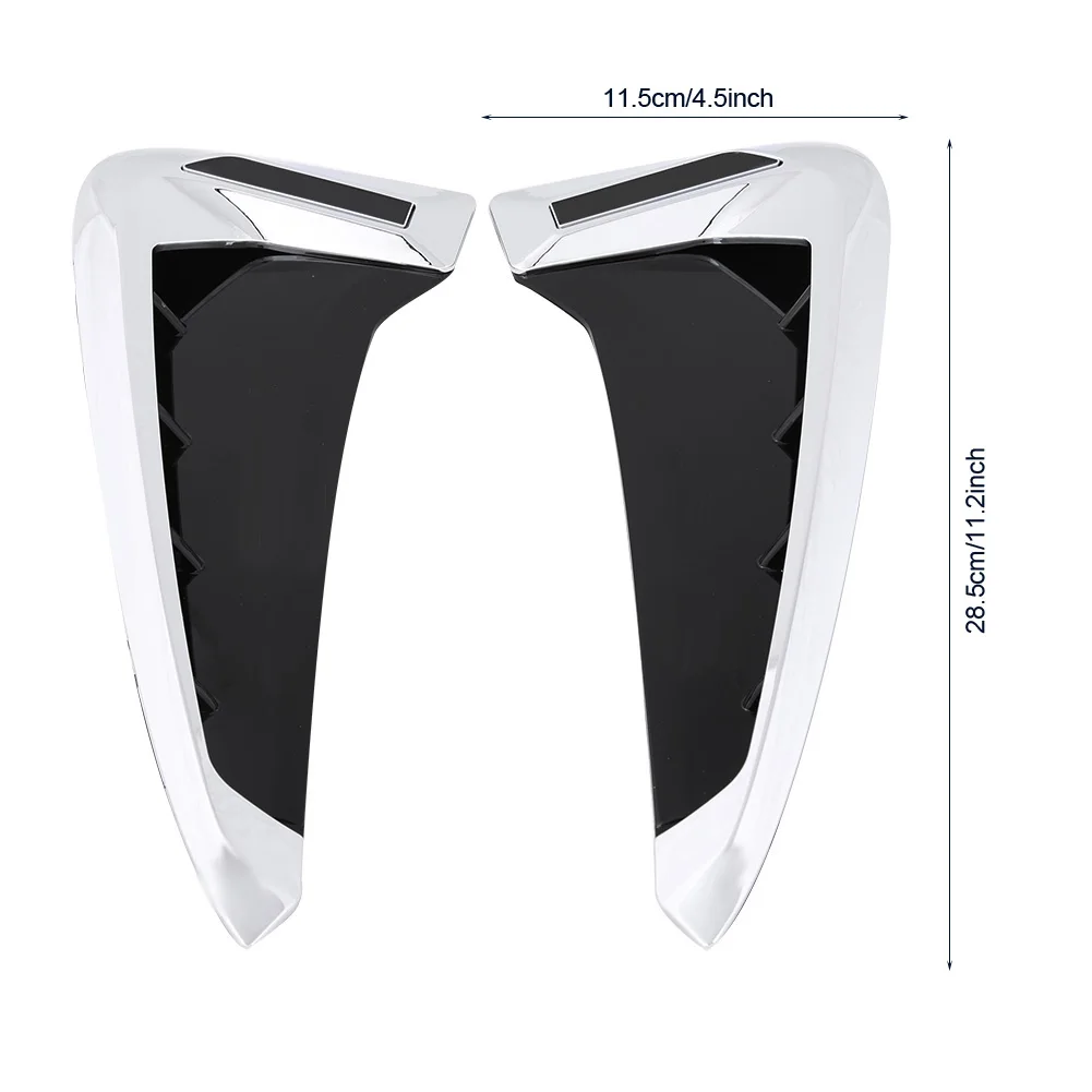 

2Pcs Carbon fiber ABS Car Front Fender Side Air Vent Cover Trim For BMW X Series X5 F15 X5M F85 Shark Gills Side Vent Sticker