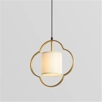 

Modern Creative New Chinese Style Designer Hotel Cafe Dining Room Bedroom Bedside Porch Corridor Zen Small Lamp LED Bulbs Metal