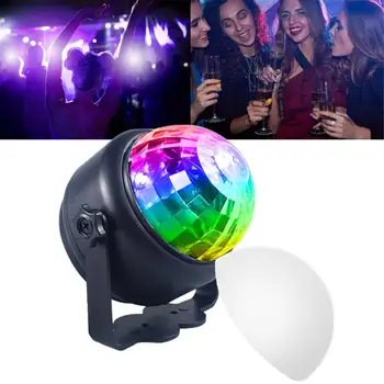 

Mini Disco Ball Night Lamp with Remote Control Bluetooth Music Magic Rotating Stage Light for KTVs Bars