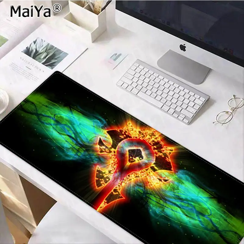 Lock Edge 30x80cm Игровой коврик для мыши Maiya Nova orde из натурального каучука, Настольный коврик, скорость/контроль версии, большой игровой коврик для мыши - Цвет: Lock Edge 30x80cm