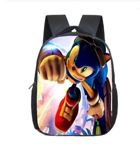 Детский Sonic Mochilas Рюкзак с ежом ПРЕКРАСНАЯ школьная сумка для мальчиков и девочек прекрасная школьная сумка рюкзак mochila escolar - Цвет: as pictures