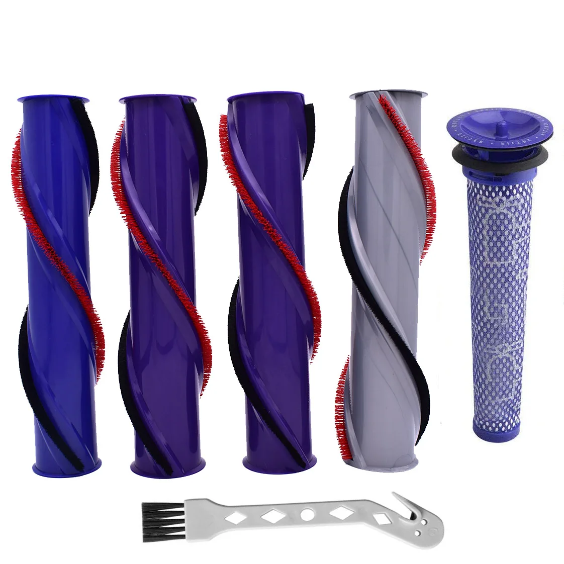 Filtri Brush Roll Per Dyson V6 V8 V10 V11 Cordless Cleaner Head Brush Bar Roller 966821-01 Robot Spazzatrice Aspirapolvere Accessori