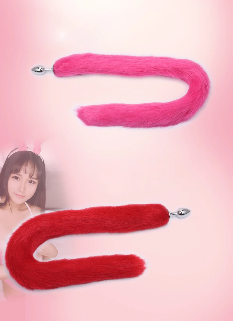 Анальная пробка Modun для косплея настраиваемая клизма биде хвост лисы