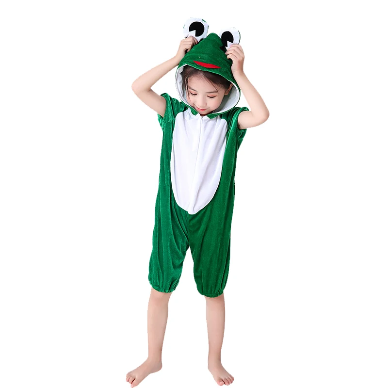 Kids Cartoon Animal Green Frogs Costumes Halloween Cosplay Costume Boy Girl Kindergarten Disfraces Dress Up Role Play Jumpsuit Kids Cartoon Animal Green Frogs Costumes Halloween Cosplay Costume Boy Girl Kindergarten Disfraces Dress Up Role Play Jumpsuit