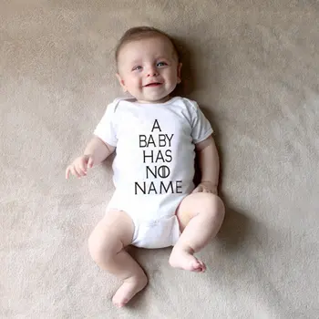

Comfortable Soft Kids Baby Unisex Letter Printed Short Sleeve Bodysuit Romper Jumpsuit Outfits for Casual Daily Wear