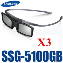 3 шт./лот официальный ssg-5100GB SSG-5150GB 3D Bluetooth очки активного действия очки для всех samsung ТВ серии