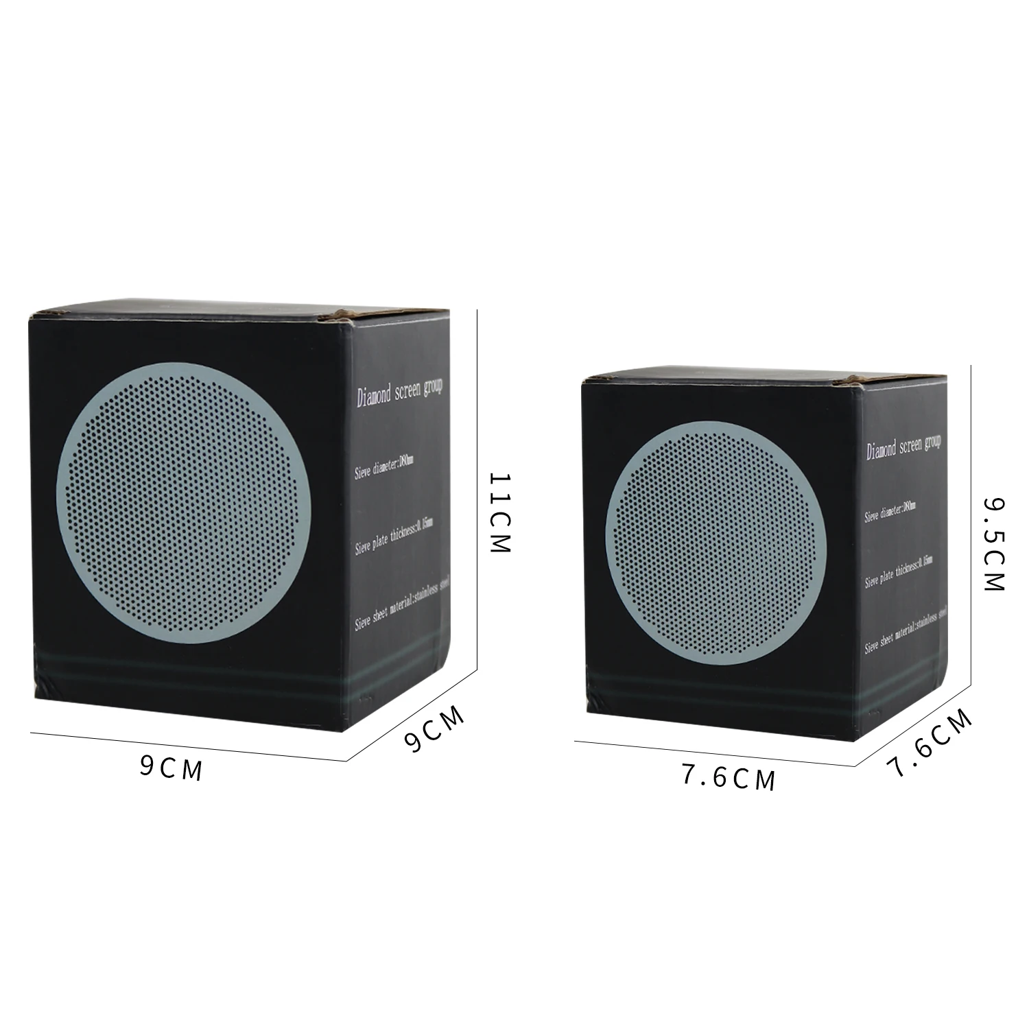 다이아몬드 분류 체 세트 두께 0.15MM 65MM/80MM, 보석, 진주 등의 정확한 분류를 위해.
