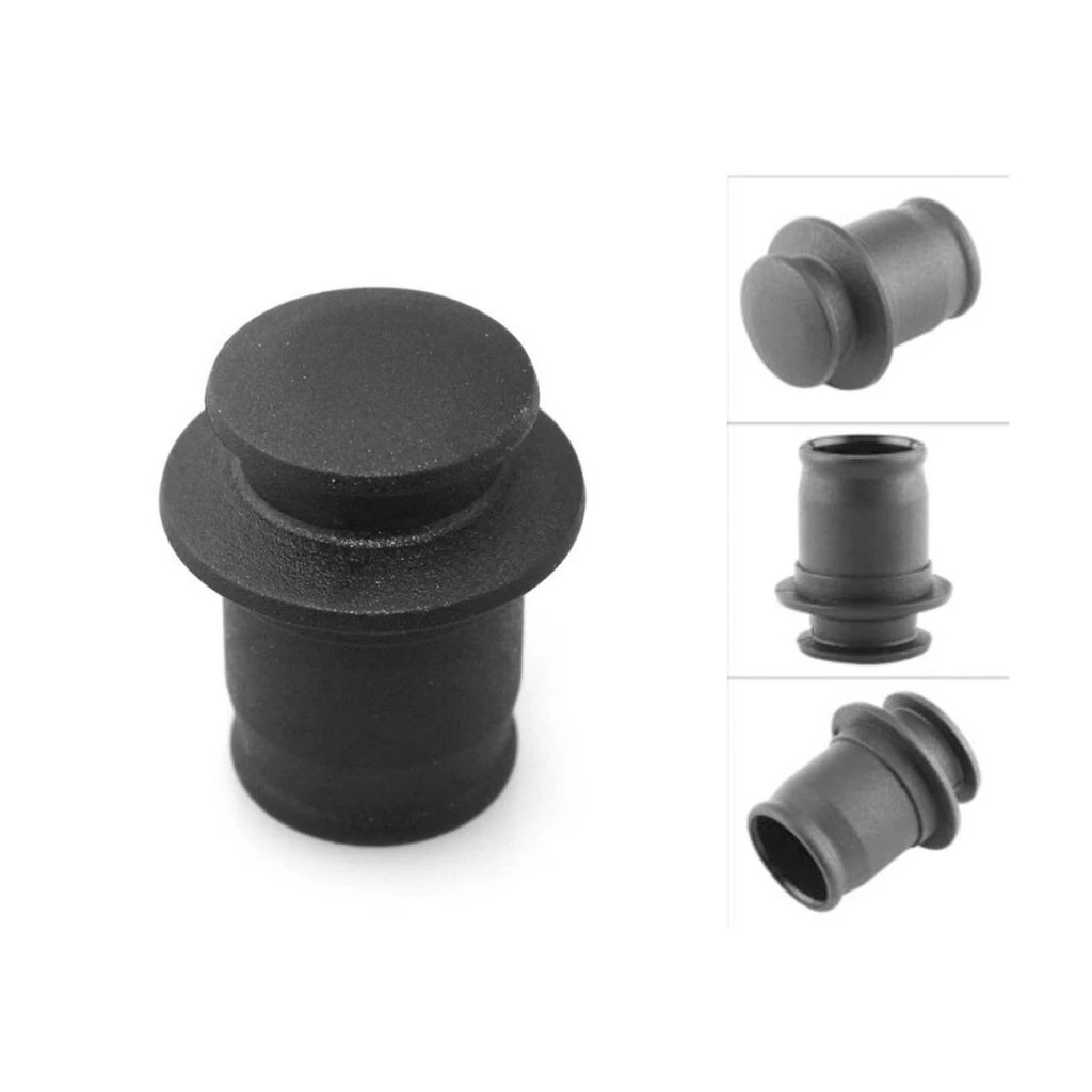 4pcs Dustproof Plug For Car Automobile Lighter Socket Dust Cap Black