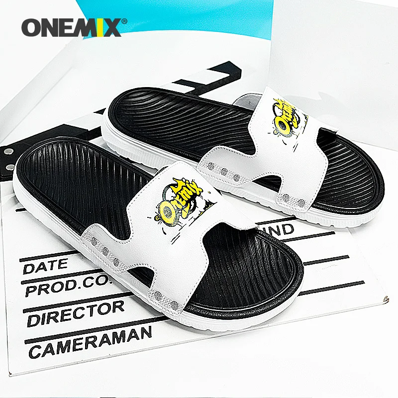 Женские повседневные шлепанцы ONEMIX летние Нескользящие для ванной светильник