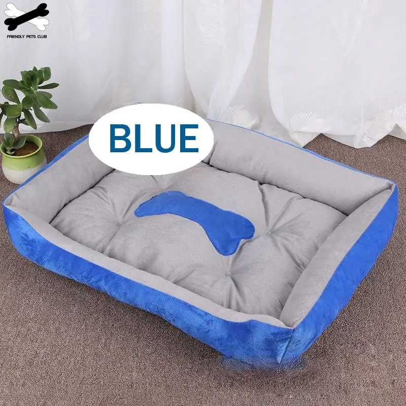 Bone Pet Bed Large House For Large Dog Puppy Kennel Waterproof Cat Litter Nest Warm Pet Supplies bed linen Bone Pet Bed Large House For Large Dog Puppy Kennel Waterproof Cat Litter Nest Warm Pet Supplies bed linen