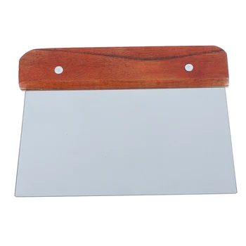 

1PC New Hardwood Handle Soap Cutter Straight Stainless Wax Dough Slicer Cake Tidily Hot Sale