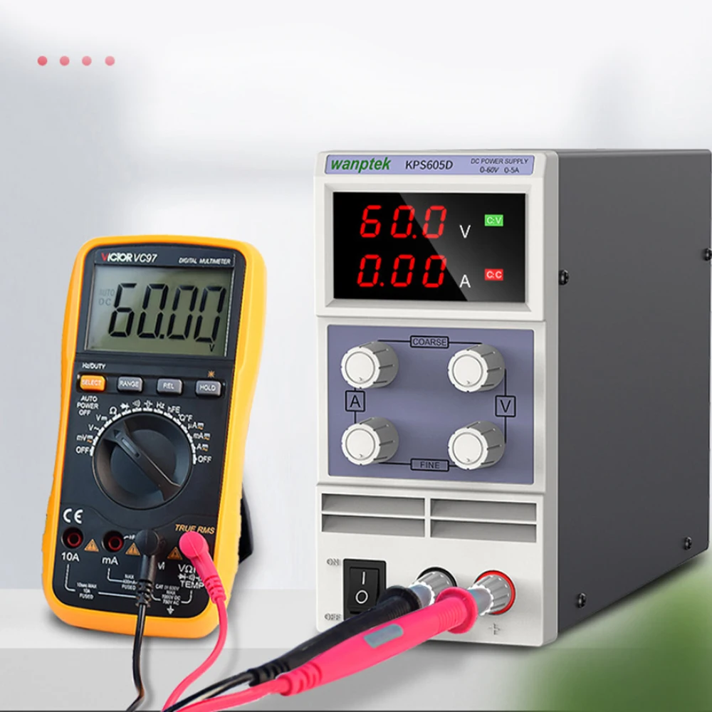 

wanptek KPS605D 60V 5A Single Channel adjustable Digital Laboratory power supply