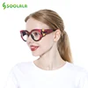 SOOLALA Anti Blue Light Oversized Square Reading Glasses Women Presbyopic Optic Cat Eye Reader Reading Glasses With Diopter ► Photo 2/6