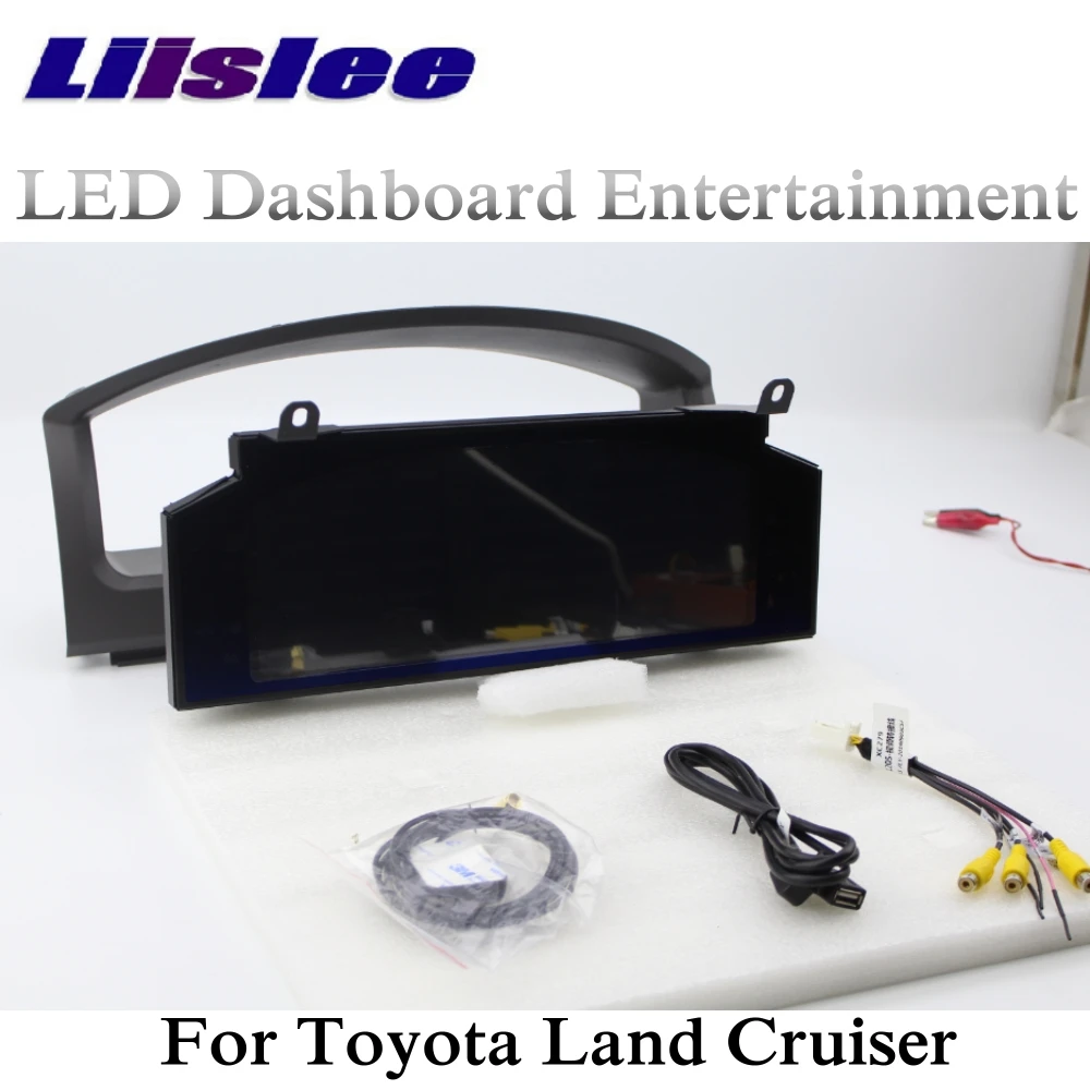 For Toyota Land Cruiser 200 J200 LC200 Instrument Panel Replacement LED Dashboard Entertainment Intelligent System Android touch