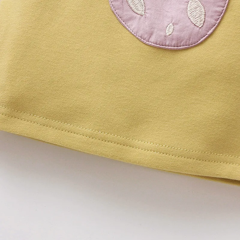 Весенне-осенняя Повседневная Блузка с длинными рукавами для маленьких девочек Детская Хлопковая футболка с рисунком детские топы