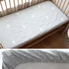 100% Cotton Crib Fitted Sheets With Elastic Band Baby Aldult Mattress Covers Printed Newborn Infant Bedding Set Kids Cot Sheet 2