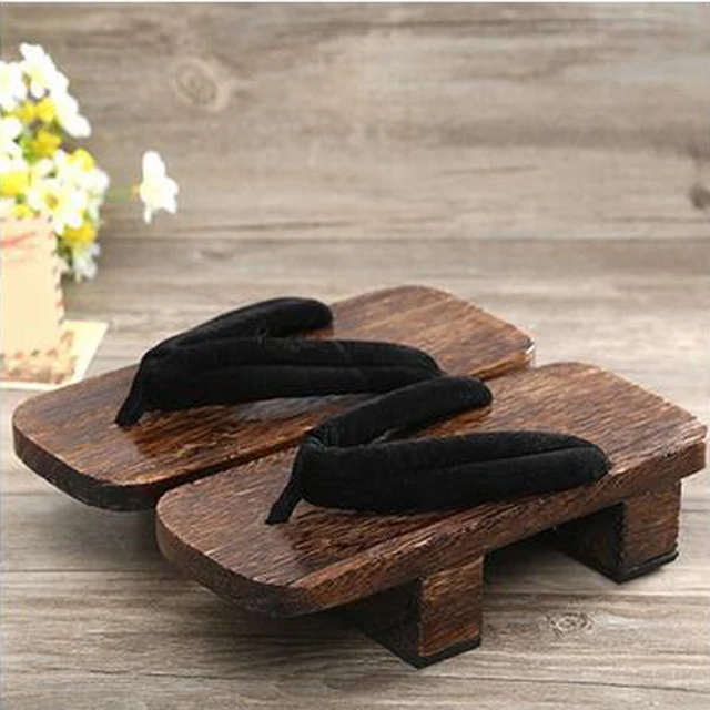 chinese wooden clogs