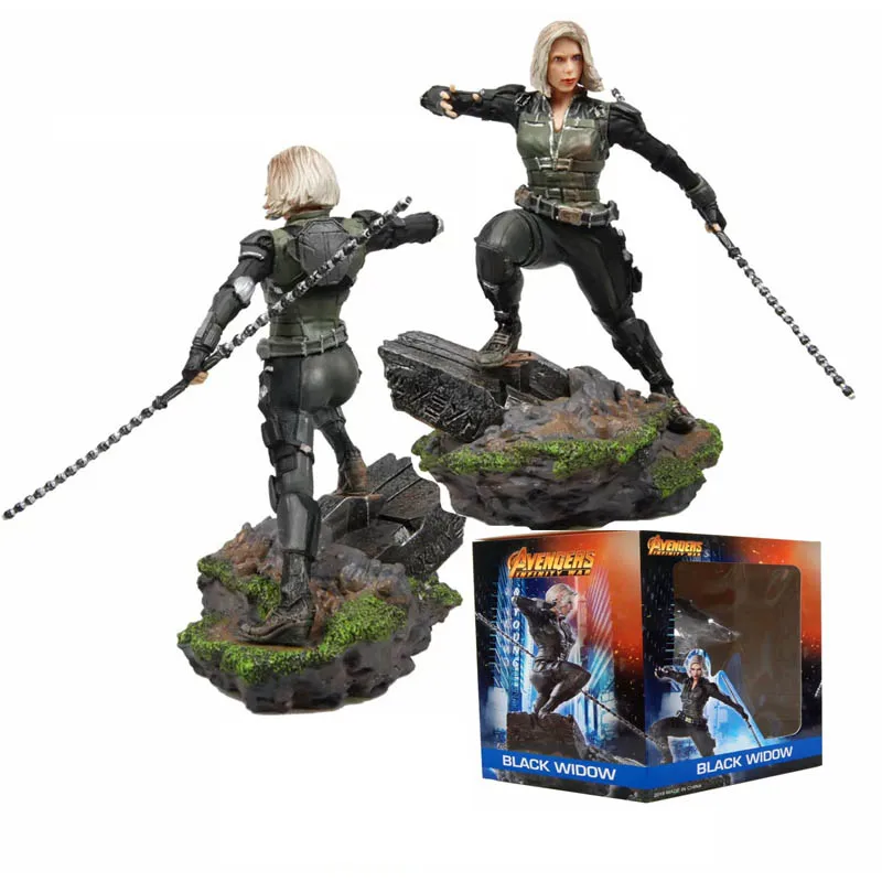 

18cm New style avengers Infinity War black widow action figure collectible toys dolls gift