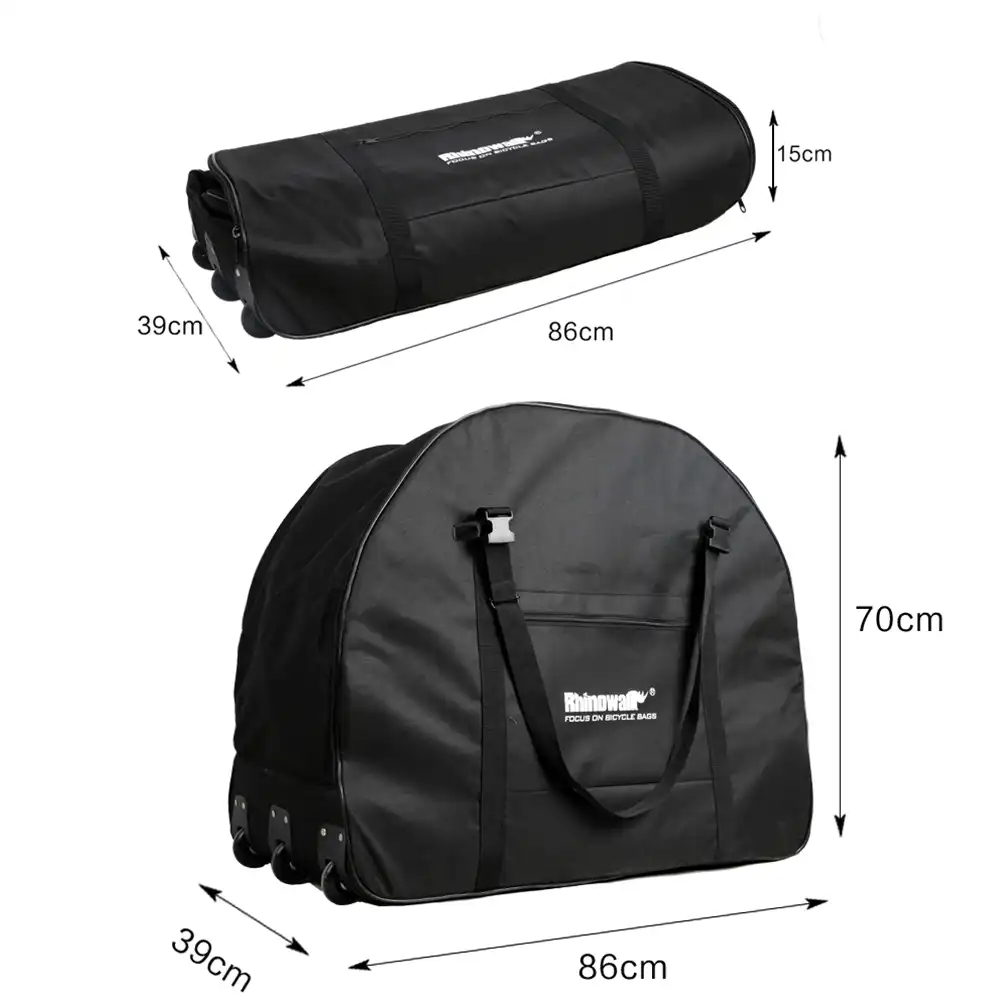 folding bike bag with wheels