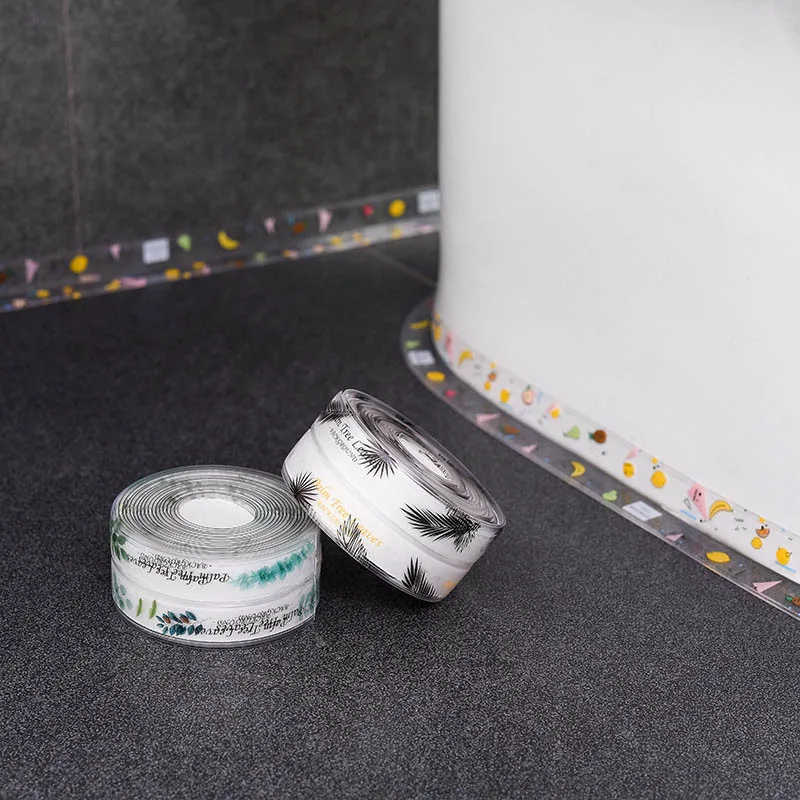 

Cute Cartoon Antifouling Tape Waterproof 3.8*320cm Repair Tools Mold Proof Multicolour Wall Sealing Adhesive Tape