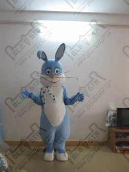 

quality blue bunny mascot costumes cartoon rabbit mascot design