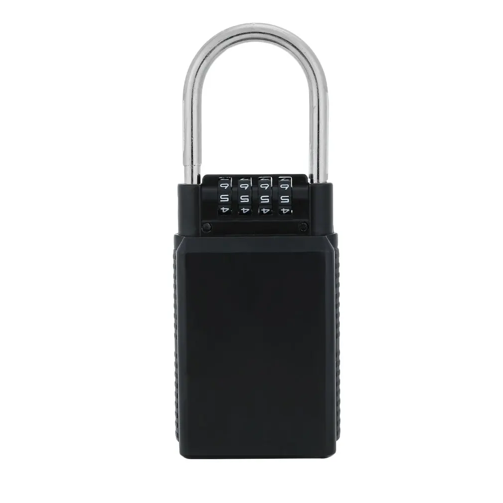 

4-Digit Key Safe Box Home Office Padlock Security Lock Combination Password Money Cash Storage Organizer Safety Box
