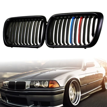 

Car accessries Racing Grills Front Matte Black M Style Kidney Grille Grill For BMW E36 3 Series M3 1997 1998 1999 Decoration