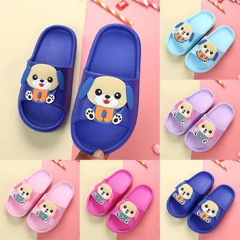 

Cute Kids Slippers Children Baby Home Slippers Waterproof Breathable Non-slip Boys Girls Home Shoes Children Beach Slipper*
