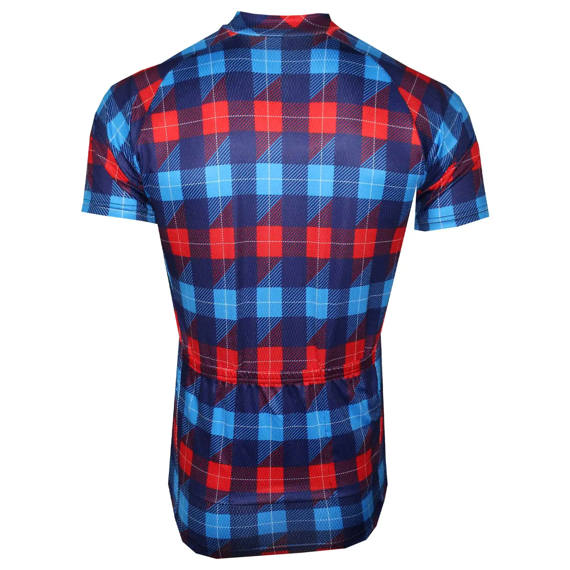 plaid cycling shirt