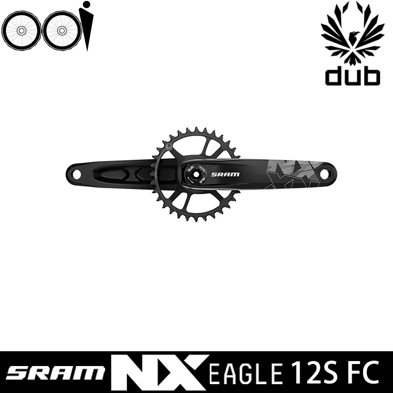 SRAM NX Eagle MTB кренкеты DUB 12 Скоростей 30/32/34T 170/175 мм 3/6 офсет | Спорт и развлечения