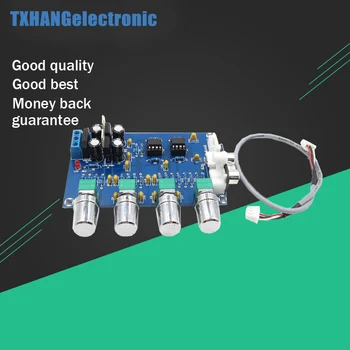 

NE5532 Stereo Pre-amp Preamplifier Tone Board 12-24V AC Amplifier Board diy electronics