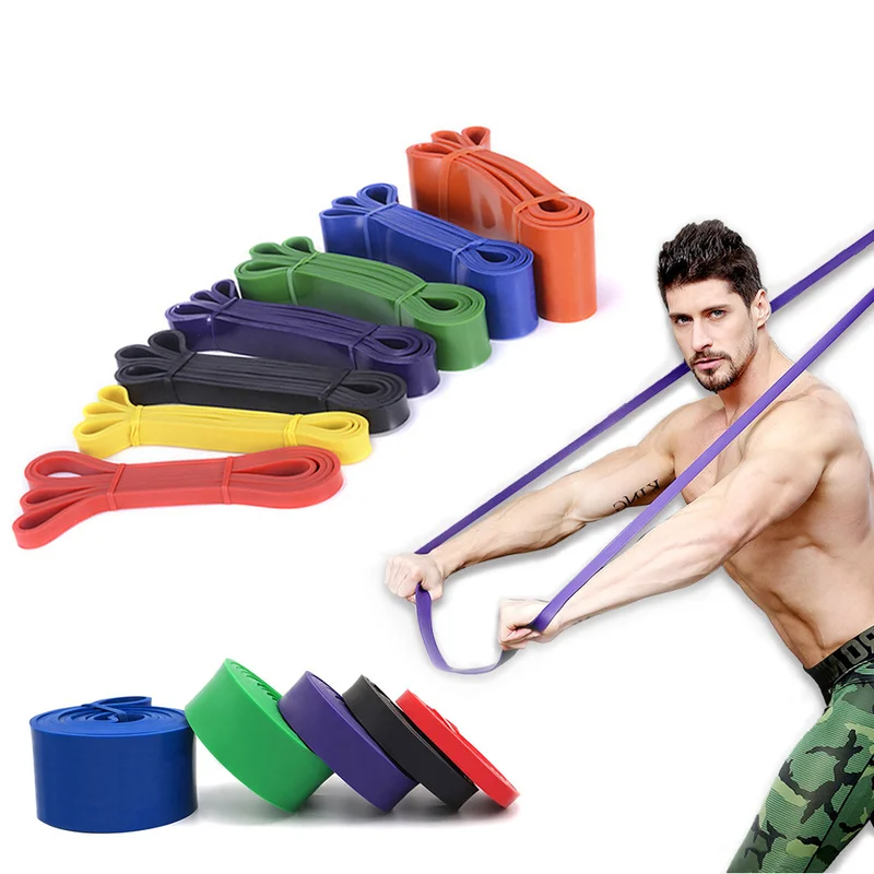 Natural Latex Resistance Bands Unisex Home Gym Exercise Workout Elastic Rubber Loop Band for Fitness Equipment Training Expander | Спорт и