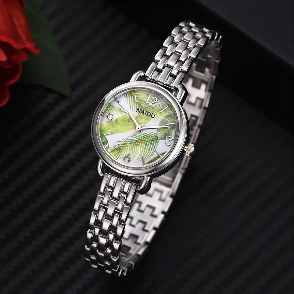 Тренд Montre цветок подарок часы для женщин люксовый бренд стальной браслет часы Повседневное платье дамы кварцевые часы Reloj Mujer* A