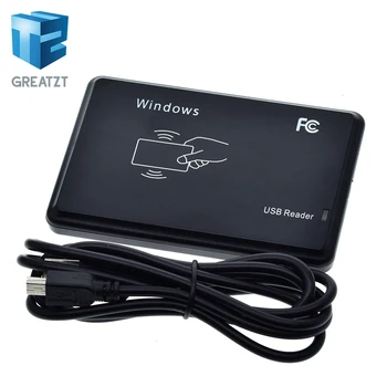 

GREATZT RFID Reader USB Port EM4100 TK4100 125khz ID Contactless Sensitivity Smart Card Support Window System Linux