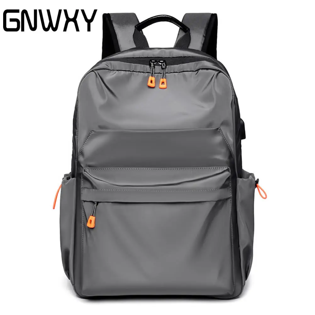 Multifunction Student Bag High Capacity Waterproof Oxford Cloth Casual Travel Backpack Simple Style Daily Schoolbag Dropshipping men fashion pu artificial leather waterproof backpack casual simple belt trim student schoolbag travel laptop bag dropshipping