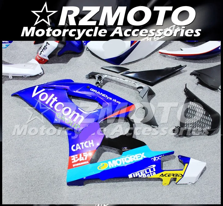 ABS мотоцикл обтекатель комплект для SUZUKI GSXR1000 K5 2005-06 год кузов литья под давлением Магазин № 1048